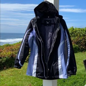 ATHLETECH Black and Purple Jacket Medium